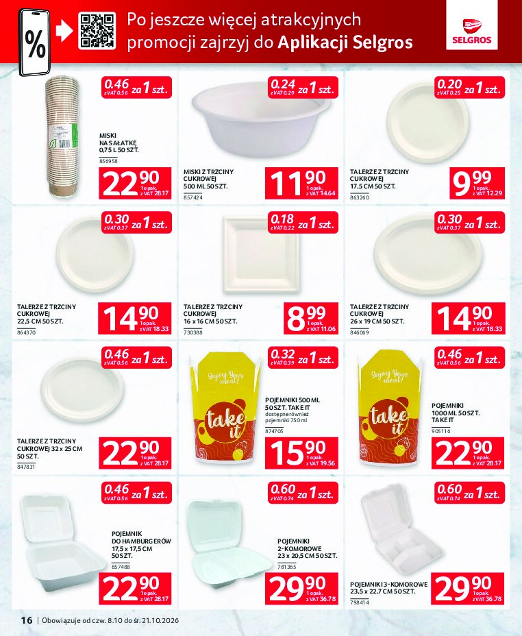 Gazetka Selgros 08/10/2026 – 21/10/2026 - gazetki promocyjne str. 16