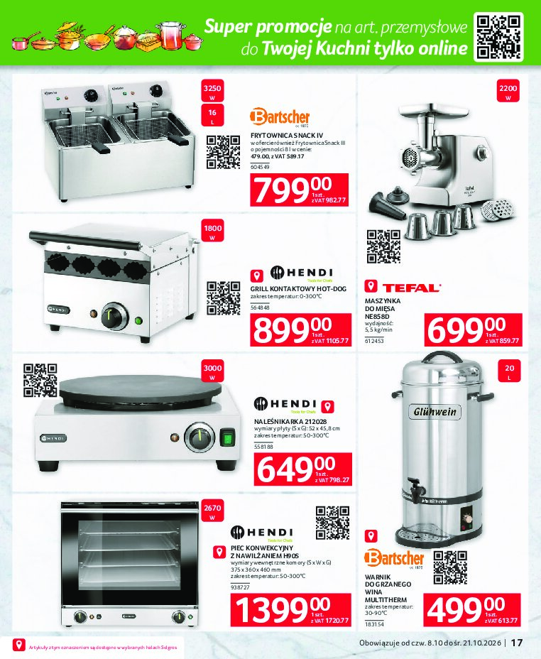 Gazetka Selgros 08/10/2026 – 21/10/2026 - gazetki promocyjne str. 17