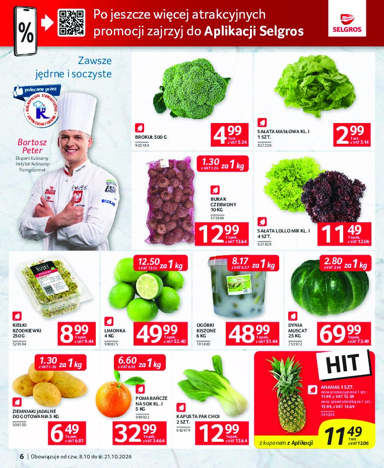 Gazetka Selgros 08/10/2026 – 21/10/2026 - gazetki promocyjne str. 6