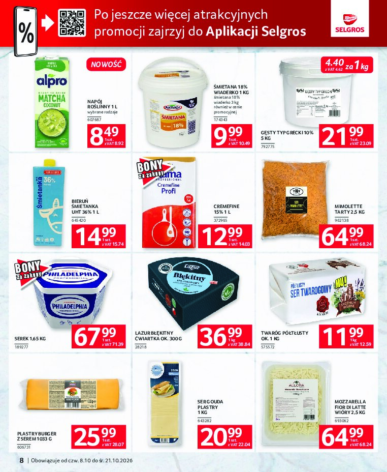 Gazetka Selgros 08/10/2026 – 21/10/2026 - gazetki promocyjne str. 8