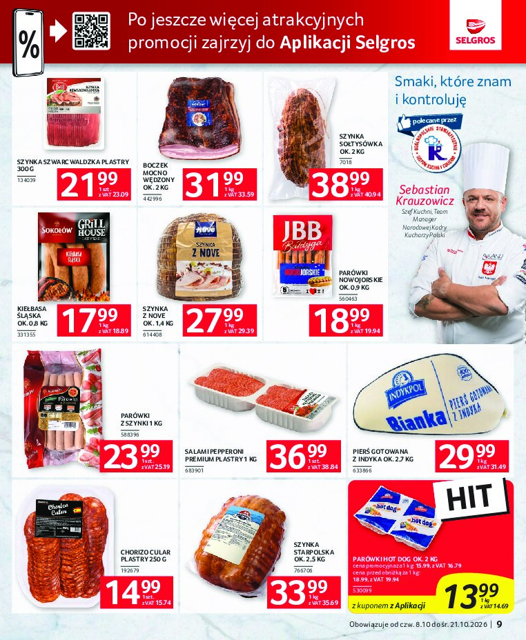 Gazetka Selgros 08/10/2026 – 21/10/2026 - gazetki promocyjne str. 9