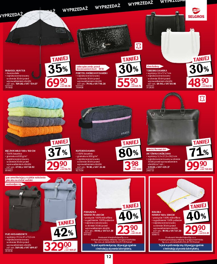 Gazetka Selgros 10/09/2026 – 23/09/2026 - gazetki promocyjne str. 12