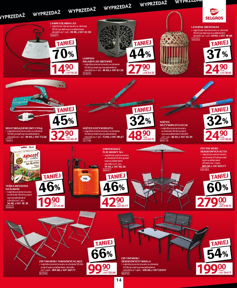 Gazetka Selgros 10/09/2026 – 23/09/2026 - gazetki promocyjne str. 14