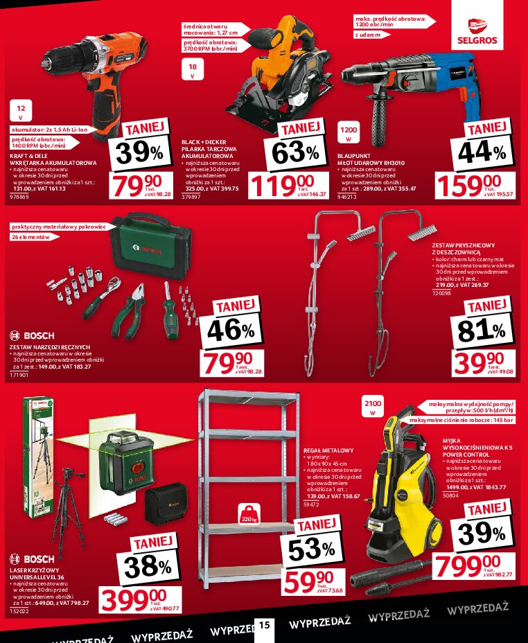 Gazetka Selgros 10/09/2026 – 23/09/2026 - gazetki promocyjne str. 15