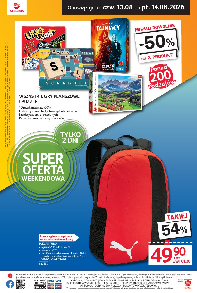 Gazetka Selgros 13/08/2026 – 14/08/2026 - gazetki promocyjne str. 2