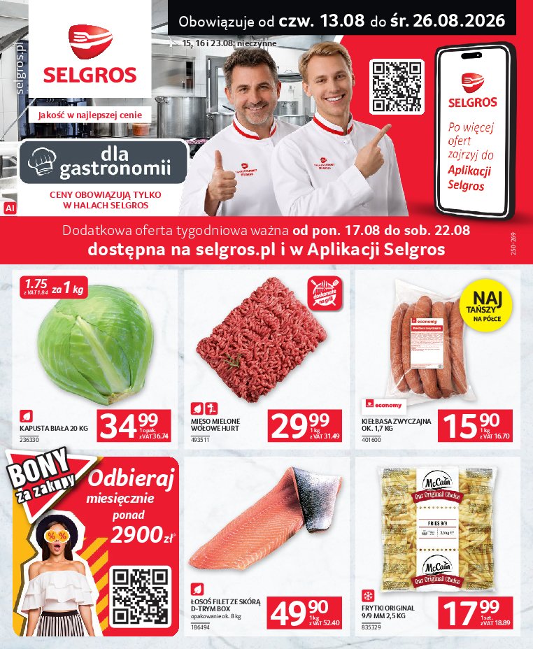 Gazetka Selgros 13/08/2026 – 26/08/2026