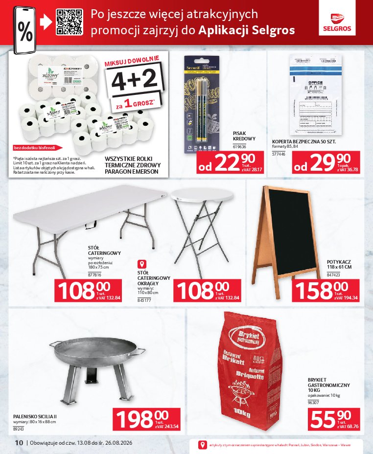 Gazetka Selgros 13/08/2026 – 26/08/2026 - gazetki promocyjne str. 10