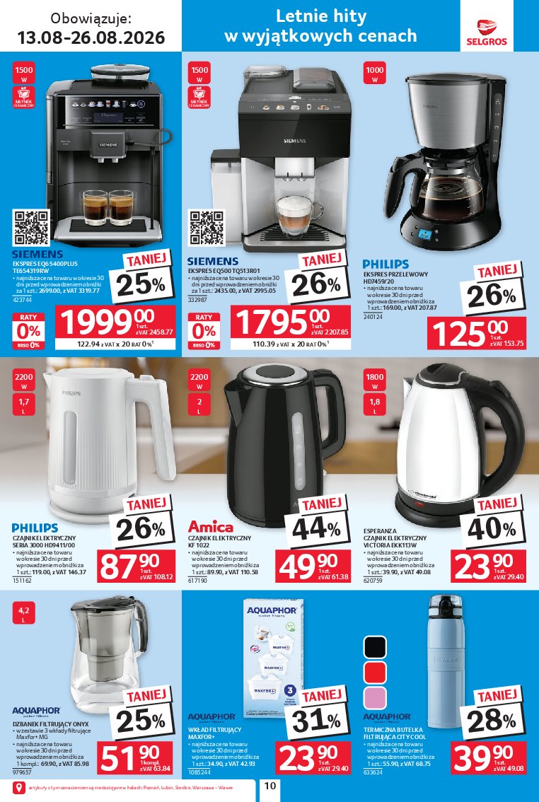 Gazetka Selgros 13/08/2026 – 26/08/2026 - gazetki promocyjne str. 10