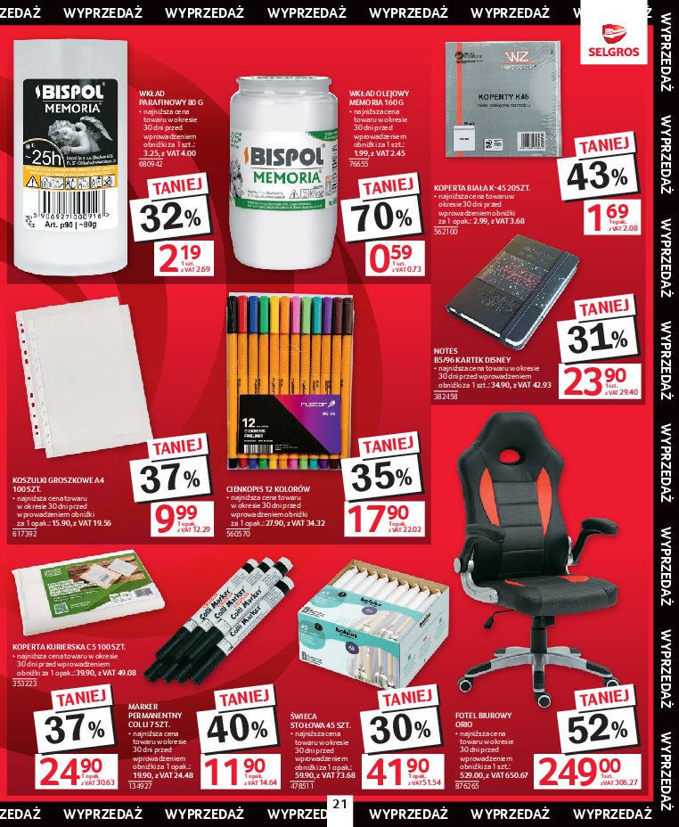 Gazetka Selgros 13/08/2026 – 26/08/2026 - gazetki promocyjne str. 21