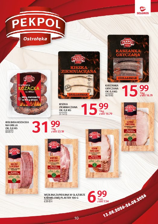 Gazetka Selgros 13/08/2026 – 26/08/2026 - gazetki promocyjne str. 10