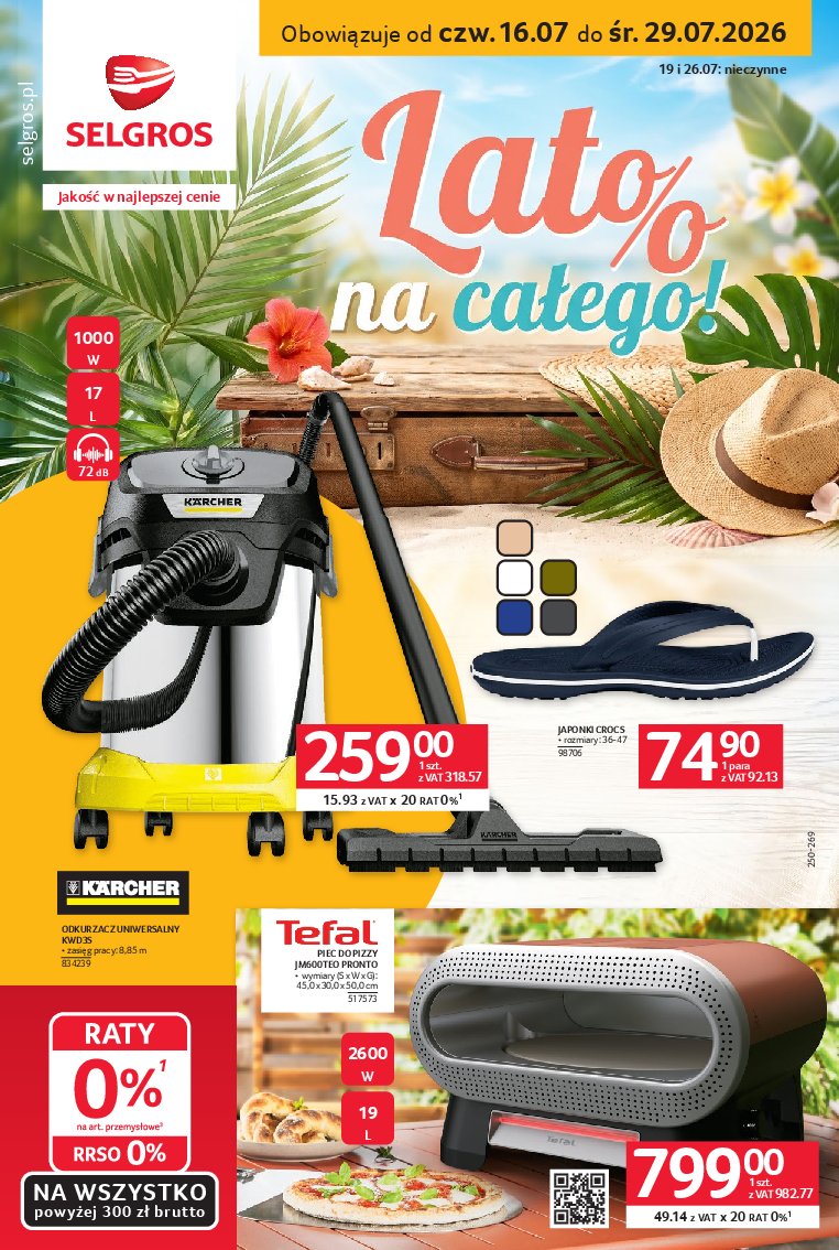 Gazetka Selgros 16/07/2026 – 29/07/2026