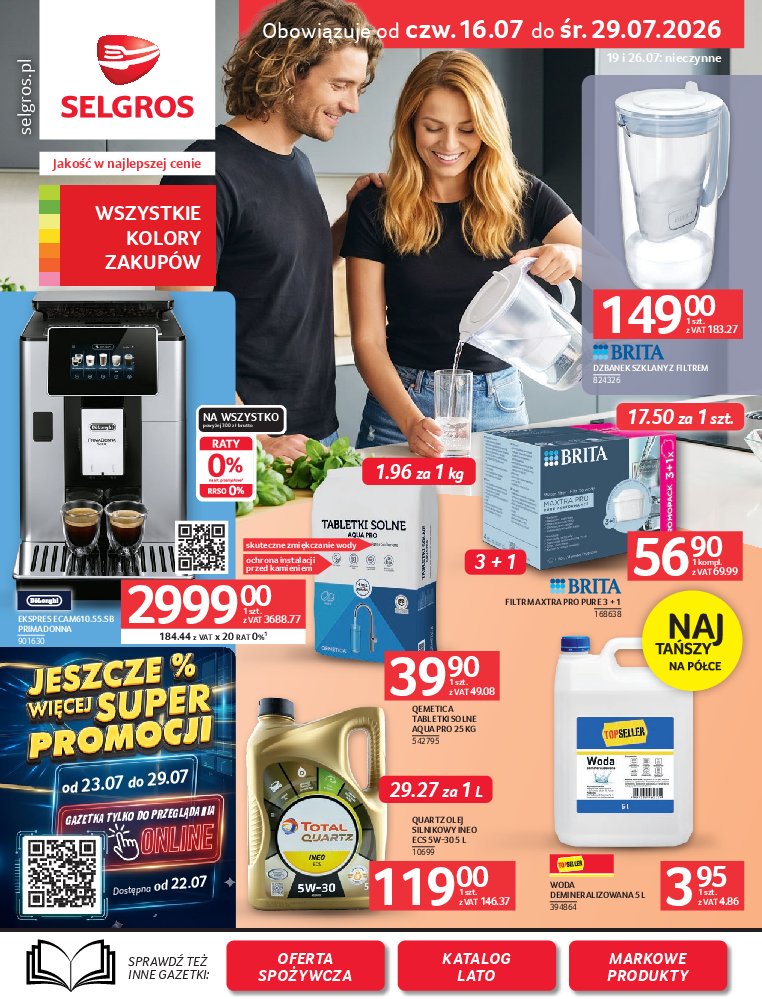 Gazetka Selgros 16/07/2026 – 29/07/2026