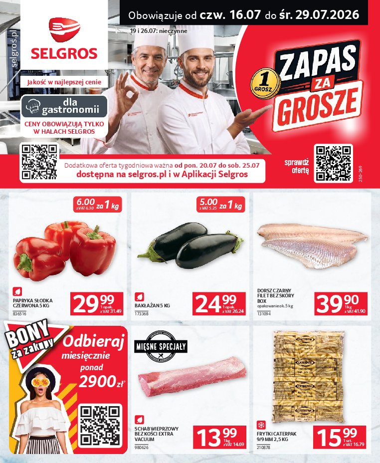 Gazetka Selgros 16/07/2026 – 29/07/2026
