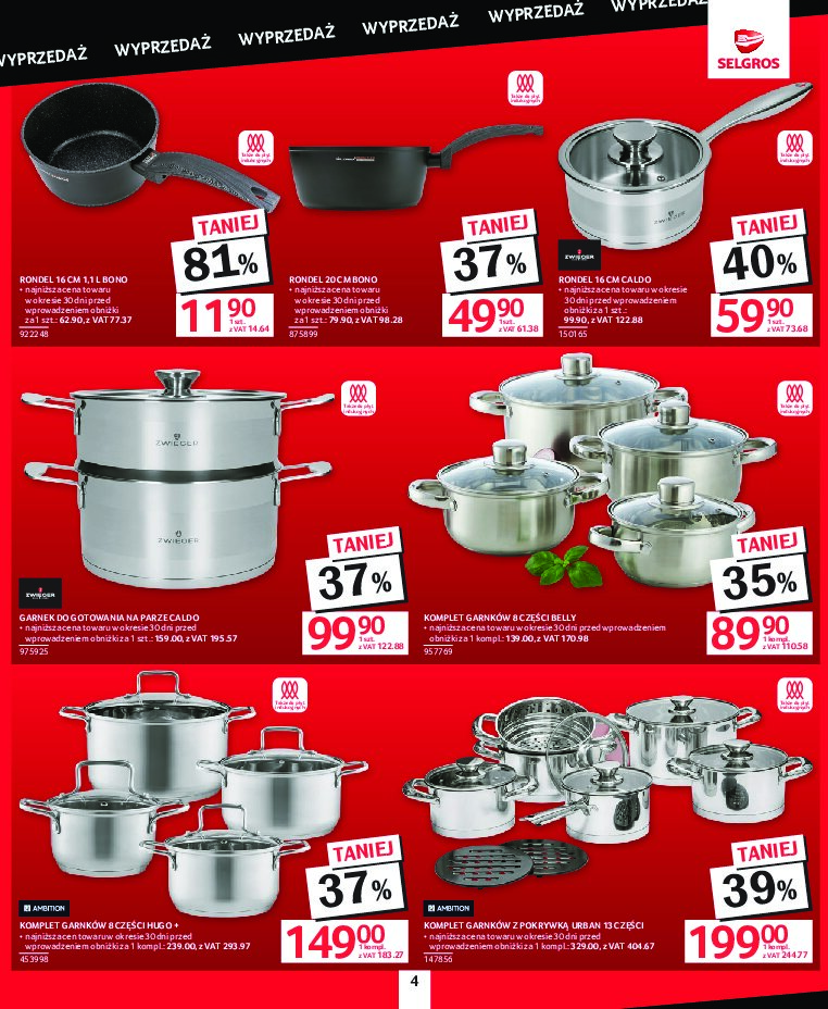 Gazetka Selgros 24/09/2026 – 07/10/2026 - gazetki promocyjne str. 4