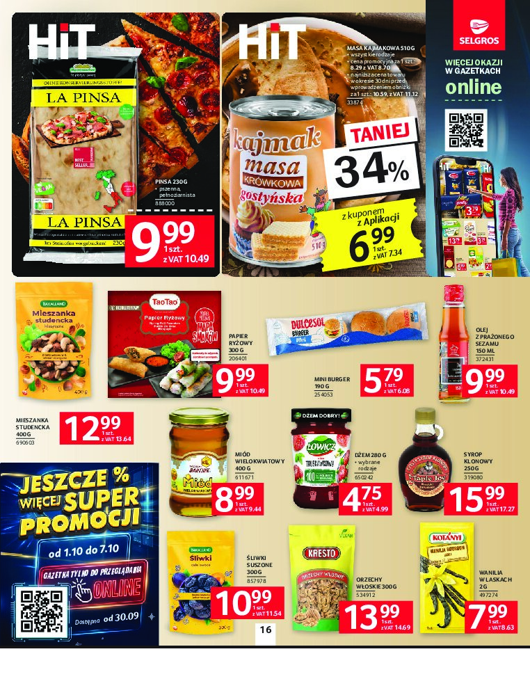 Gazetka Selgros 24/09/2026 – 07/10/2026 - gazetki promocyjne str. 16