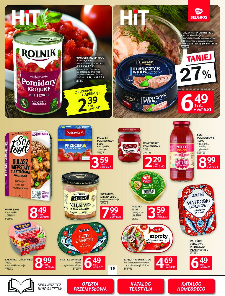 Gazetka Selgros 24/09/2026 – 07/10/2026 - gazetki promocyjne str. 19