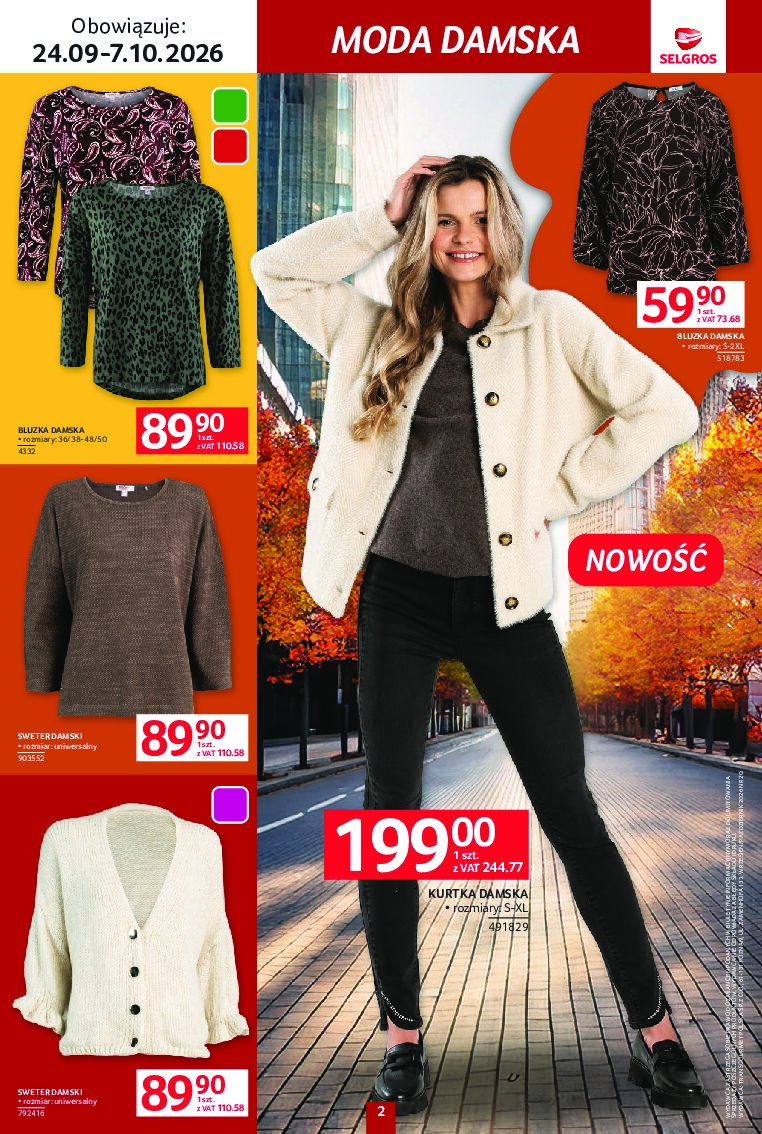 Gazetka Selgros 24/09/2026 – 07/10/2026 - gazetki promocyjne str. 2