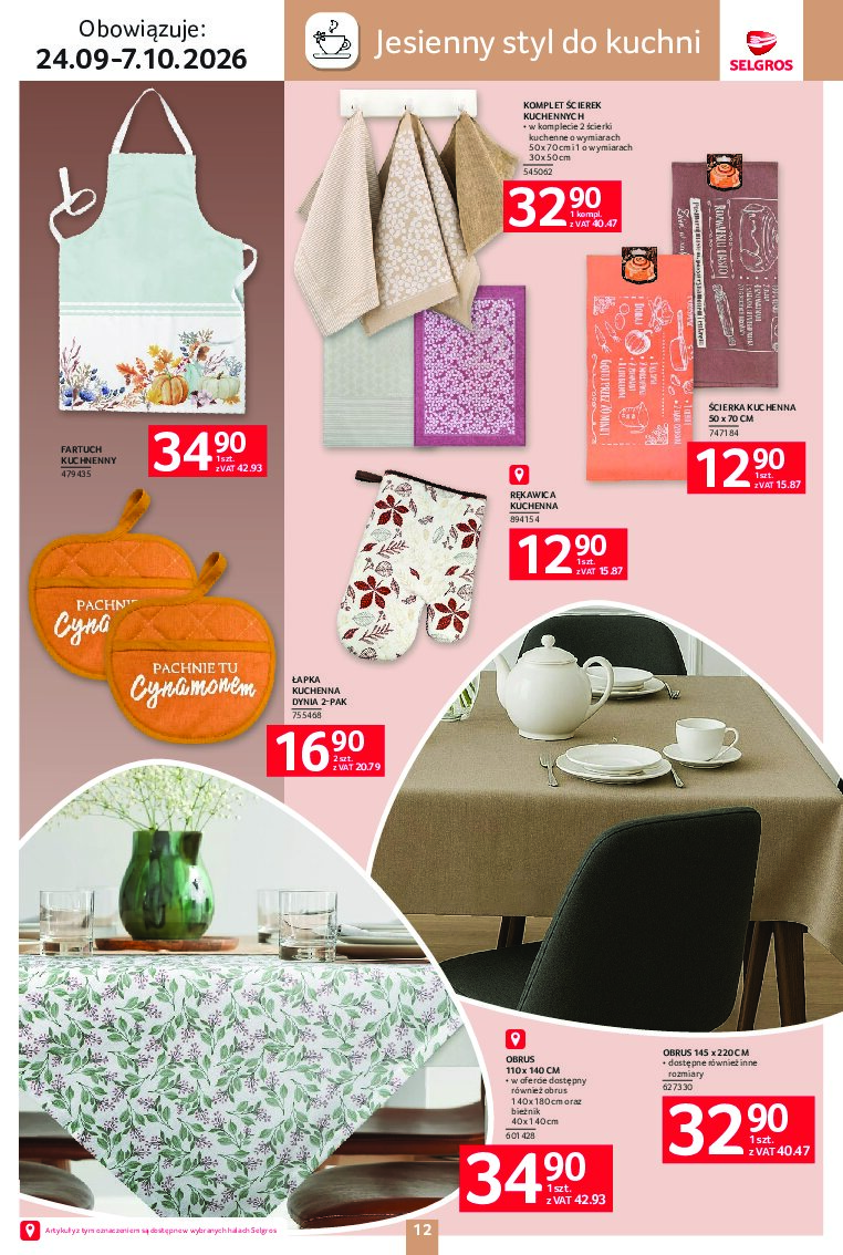 Gazetka Selgros 24/09/2026 – 07/10/2026 - gazetki promocyjne str. 12