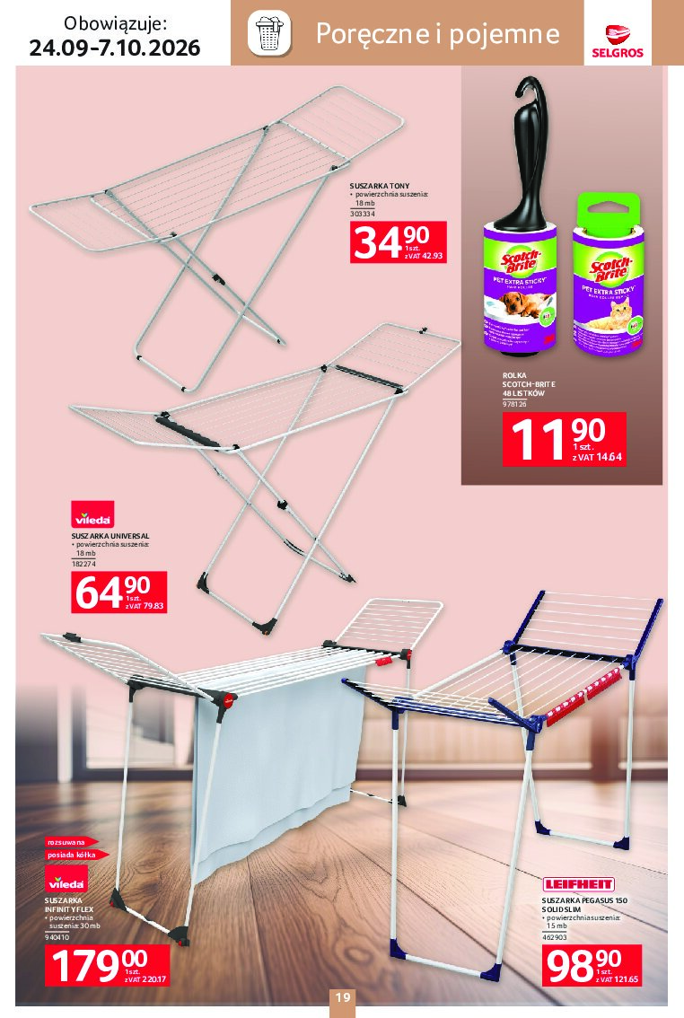 Gazetka Selgros 24/09/2026 – 07/10/2026 - gazetki promocyjne str. 19