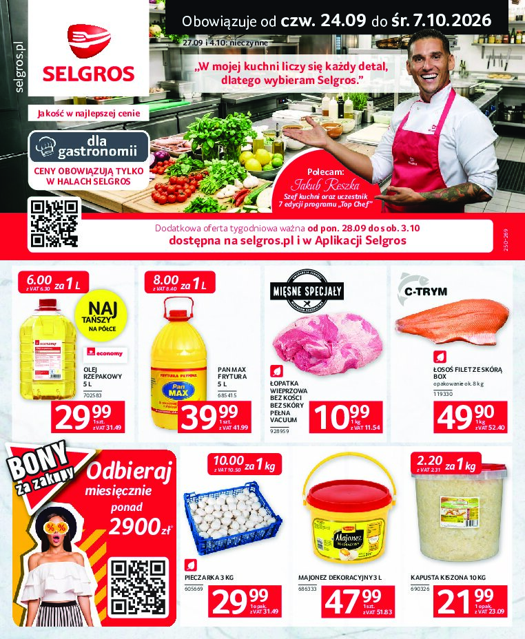 Gazetka Selgros 24/09/2026 – 07/10/2026 - gazetki promocyjne str. 1