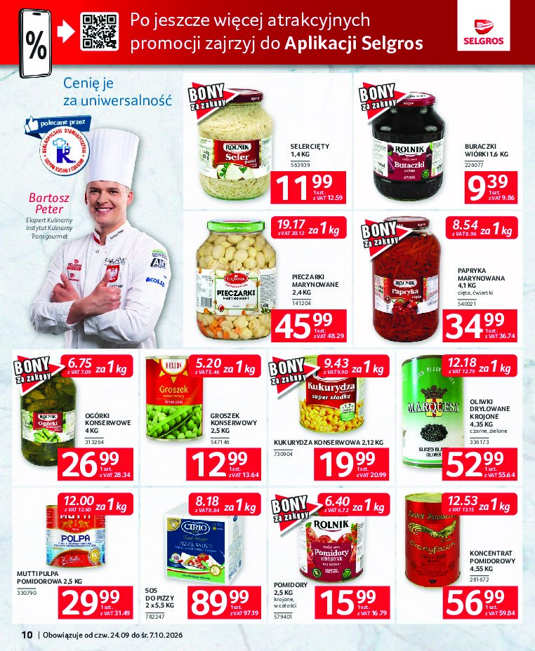 Gazetka Selgros 24/09/2026 – 07/10/2026 - gazetki promocyjne str. 10