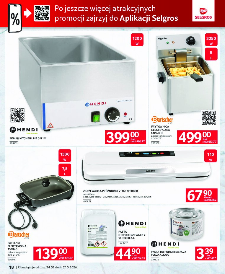 Gazetka Selgros 24/09/2026 – 07/10/2026 - gazetki promocyjne str. 18