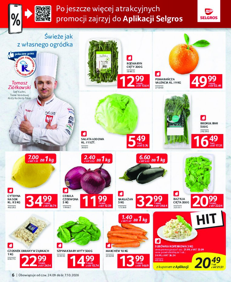 Gazetka Selgros 24/09/2026 – 07/10/2026 - gazetki promocyjne str. 6