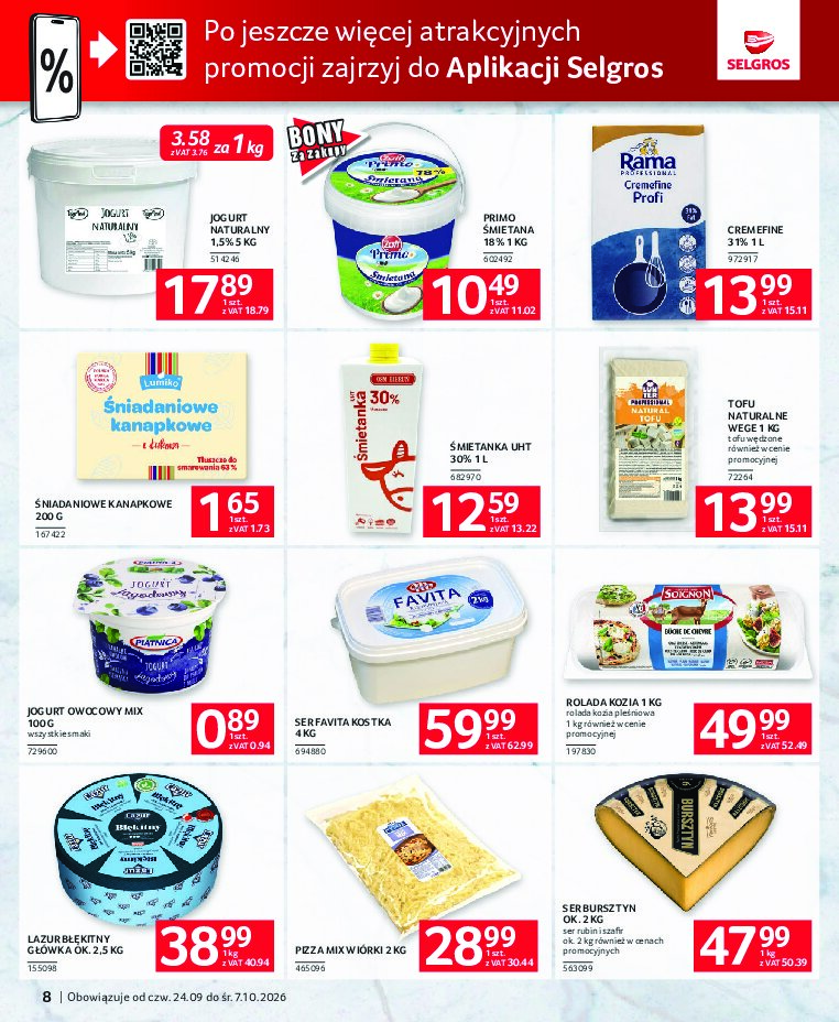 Gazetka Selgros 24/09/2026 – 07/10/2026 - gazetki promocyjne str. 8