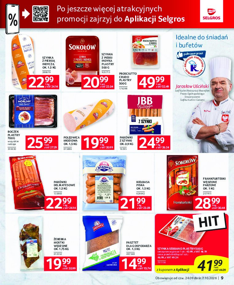 Gazetka Selgros 24/09/2026 – 07/10/2026 - gazetki promocyjne str. 9