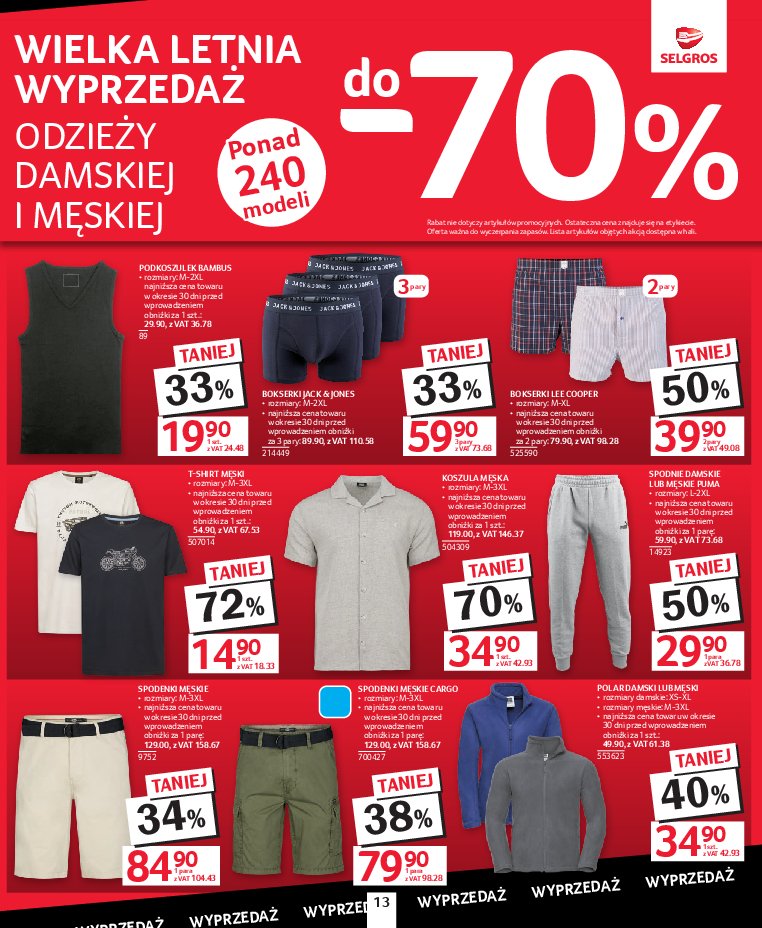 Gazetka Selgros 27/08/2026 – 09/09/2026 - gazetki promocyjne str. 13