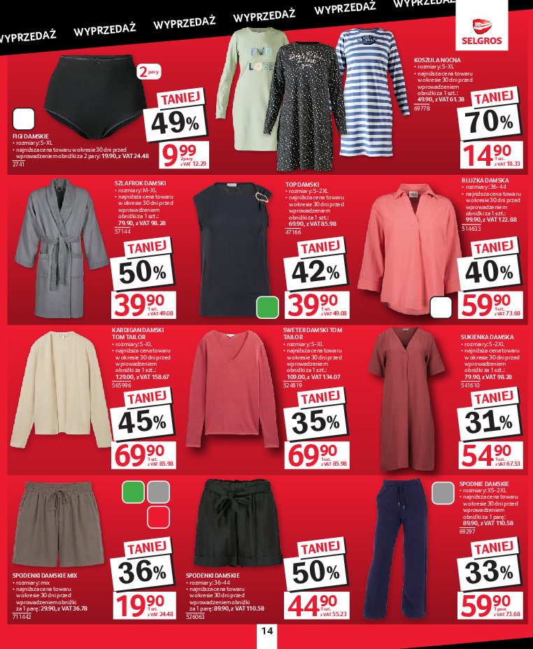 Gazetka Selgros 27/08/2026 – 09/09/2026 - gazetki promocyjne str. 14