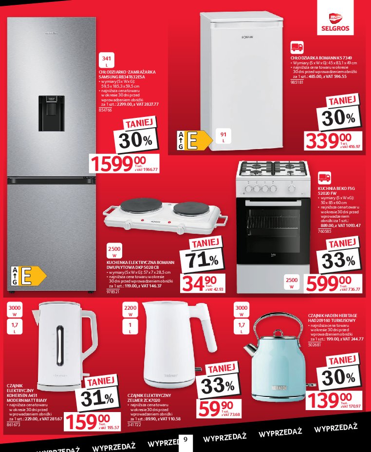 Gazetka Selgros 27/08/2026 – 09/09/2026 - gazetki promocyjne str. 9