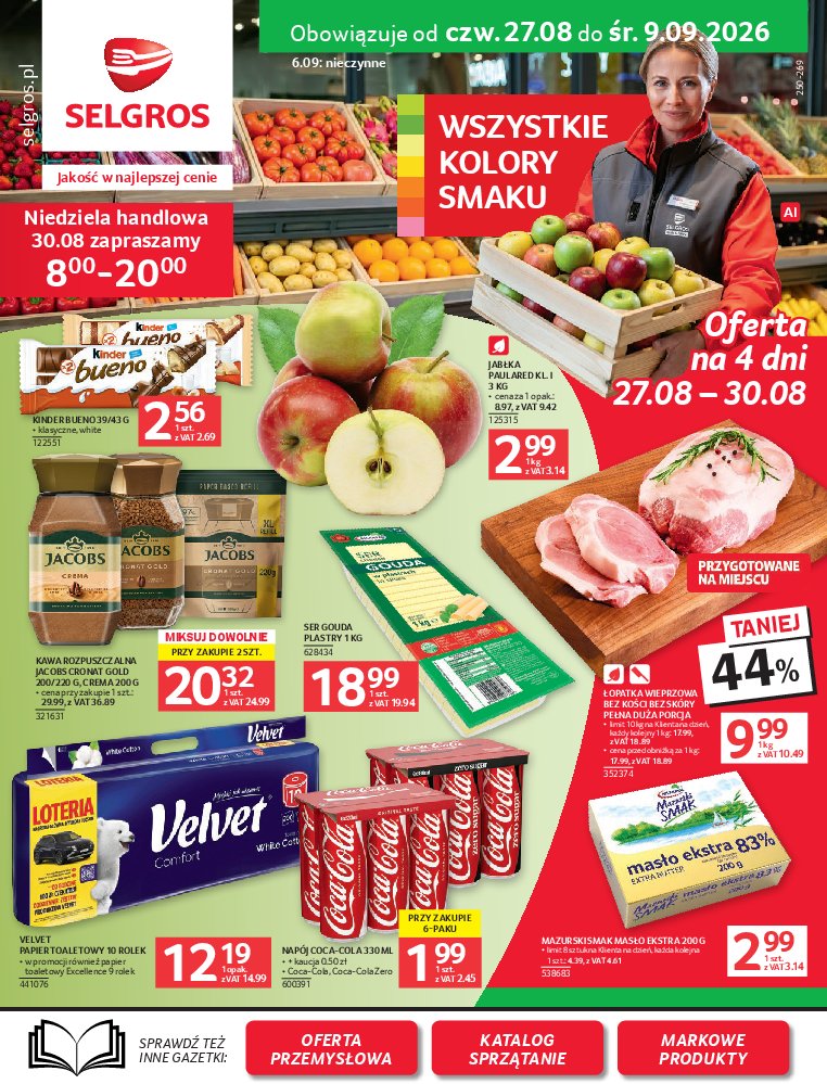 Gazetka Selgros 27/08/2026 – 09/09/2026 - gazetki promocyjne str. 1