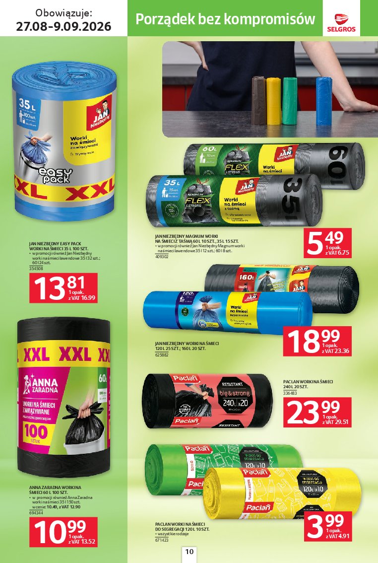 Gazetka Selgros 27/08/2026 – 09/09/2026 - gazetki promocyjne str. 10