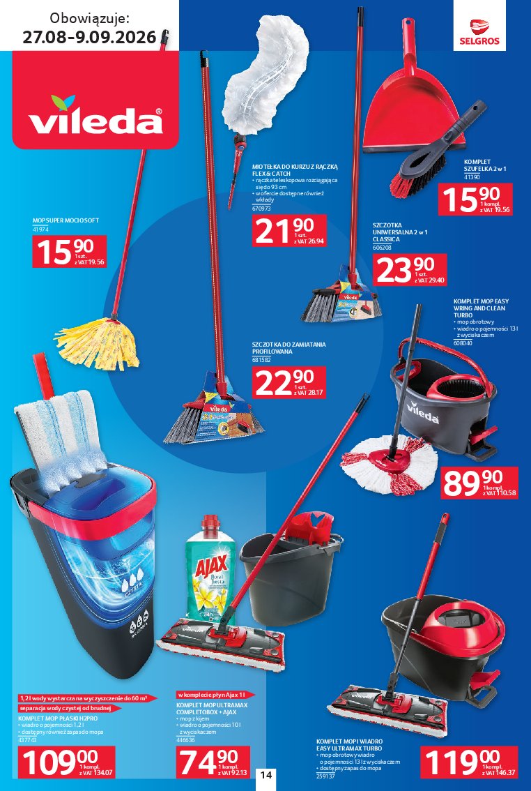 Gazetka Selgros 27/08/2026 – 09/09/2026 - gazetki promocyjne str. 14