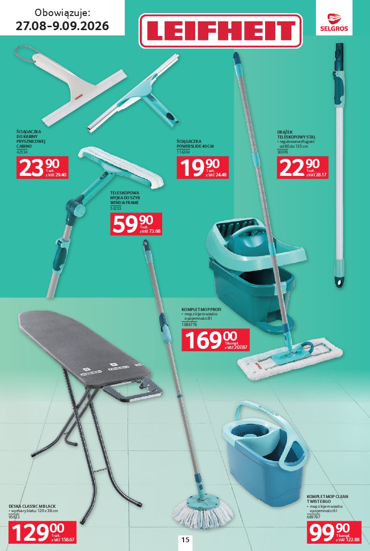 Gazetka Selgros 27/08/2026 – 09/09/2026 - gazetki promocyjne str. 15