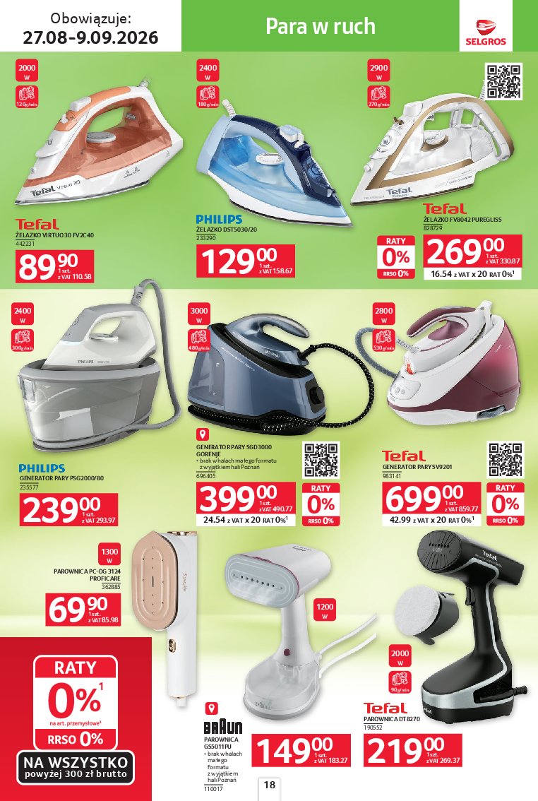 Gazetka Selgros 27/08/2026 – 09/09/2026 - gazetki promocyjne str. 18