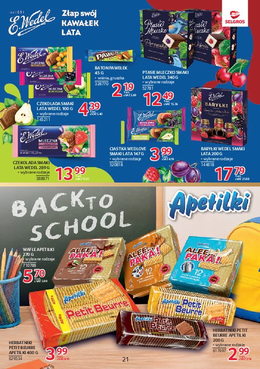 Gazetki promocyjne – słodycze - gazetki promocyjne str. 58