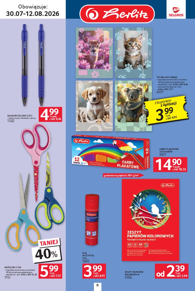 Gazetka Selgros 30/07/2026 – 12/08/2026 - strona 8