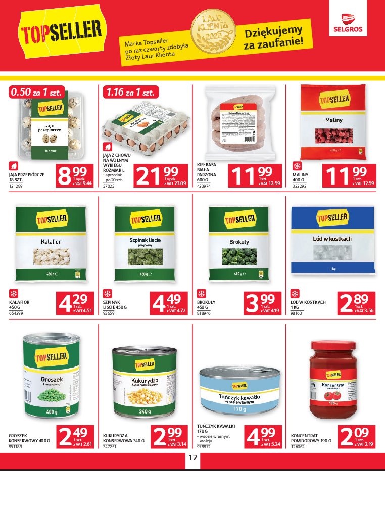 Gazetka Selgros 30/07/2026 – 12/08/2026 - gazetki promocyjne str. 12