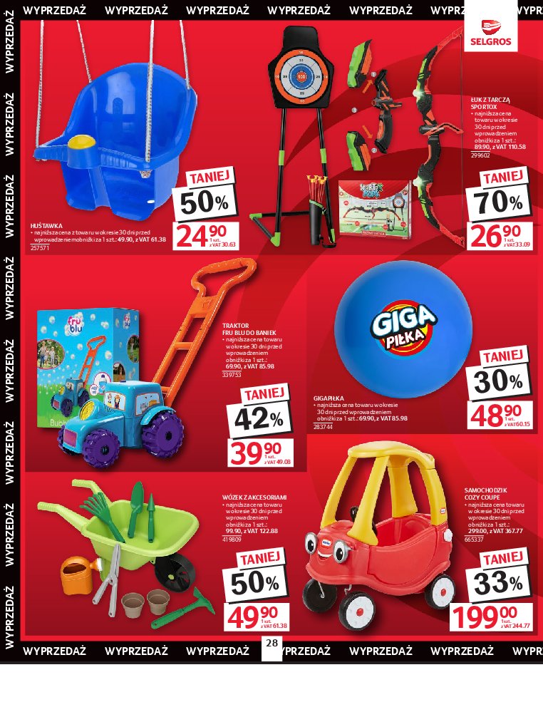 Gazetka Selgros 30/07/2026 – 12/08/2026 - gazetki promocyjne str. 30