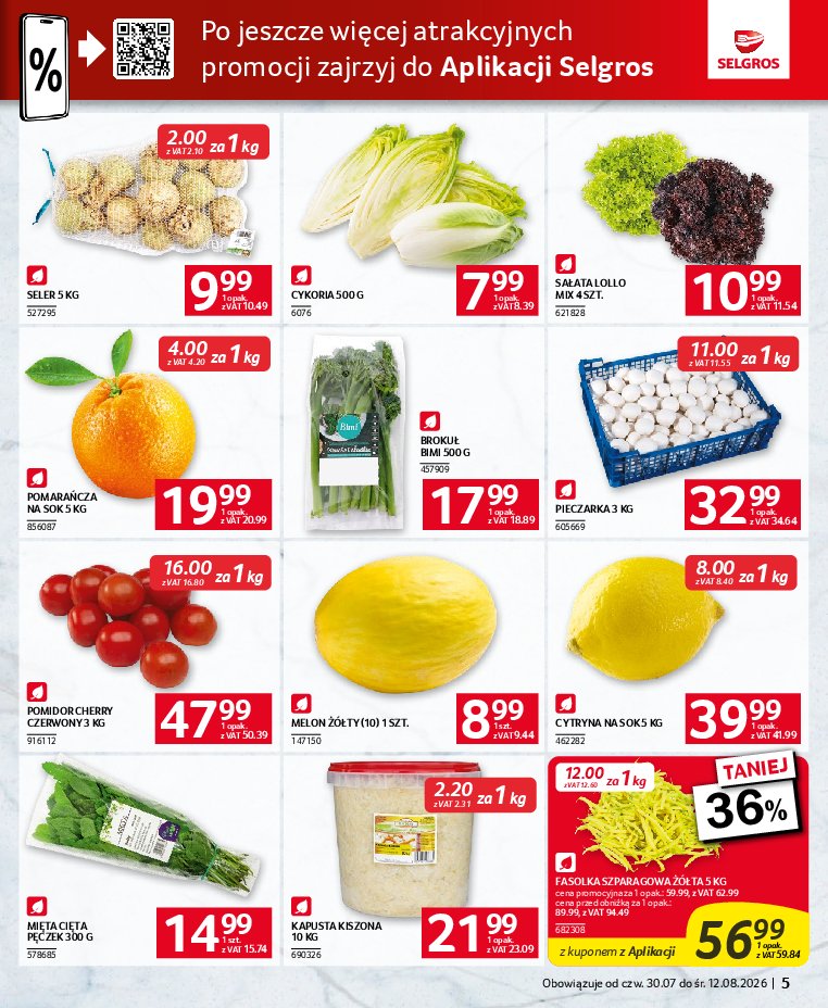 Gazetka Selgros 30/07/2026 – 12/08/2026 - gazetki promocyjne str. 5