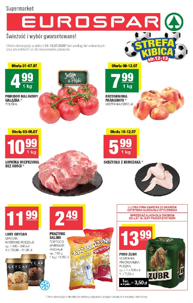 Gazetka Spar 01/07/2026 – 12/07/2026