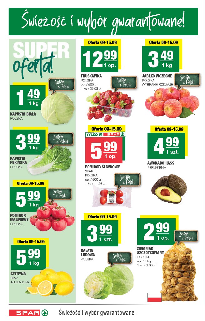 Gazetka Spar 09/09/2026 – 20/09/2026 - gazetki promocyjne str. 2