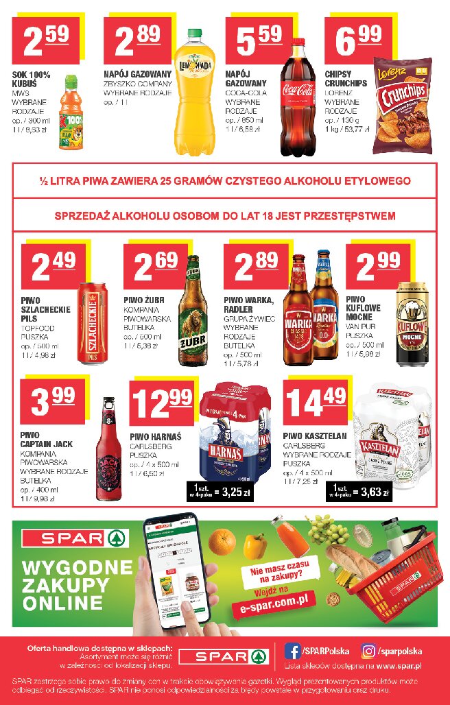 Gazetka Spar 09/09/2026 – 20/09/2026 - gazetki promocyjne str. 8
