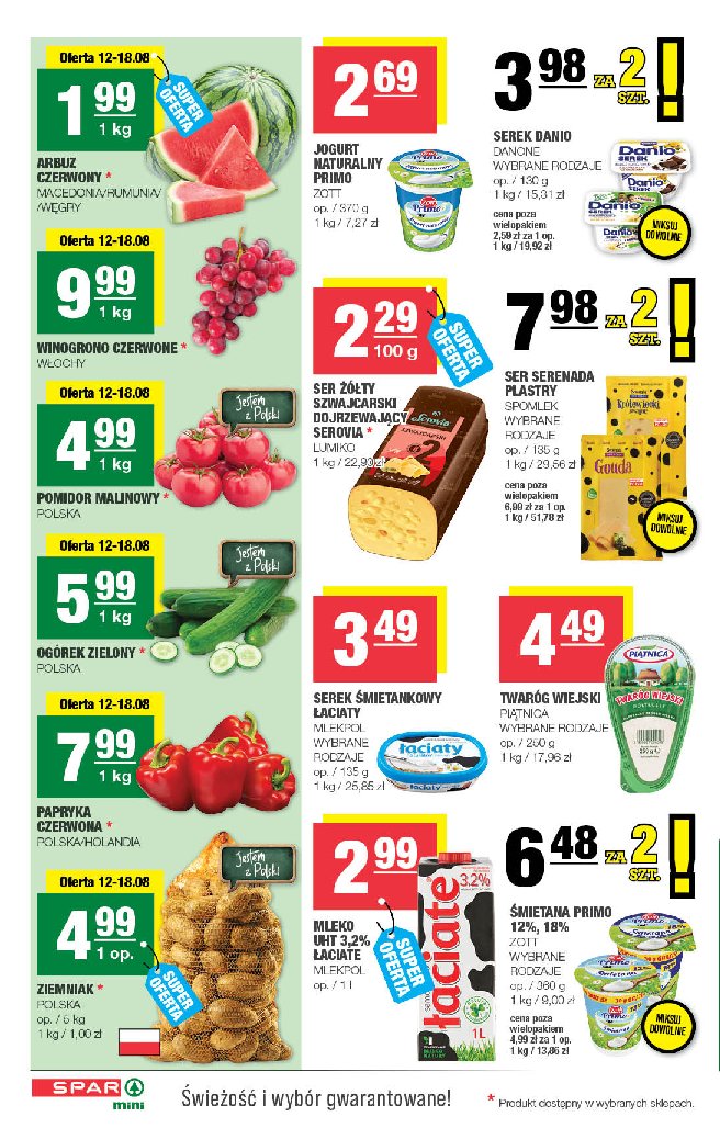 Gazetka Spar 12/08/2026 – 23/08/2026 - gazetki promocyjne str. 2