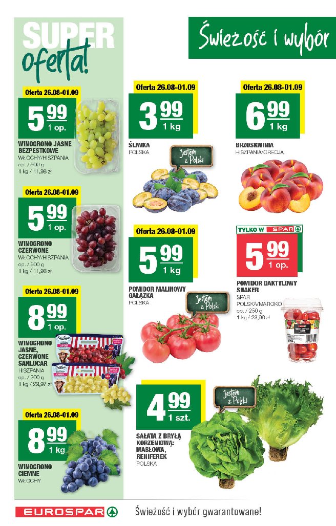 Gazetka Spar 26/08/2026 – 06/09/2026 - gazetki promocyjne str. 2