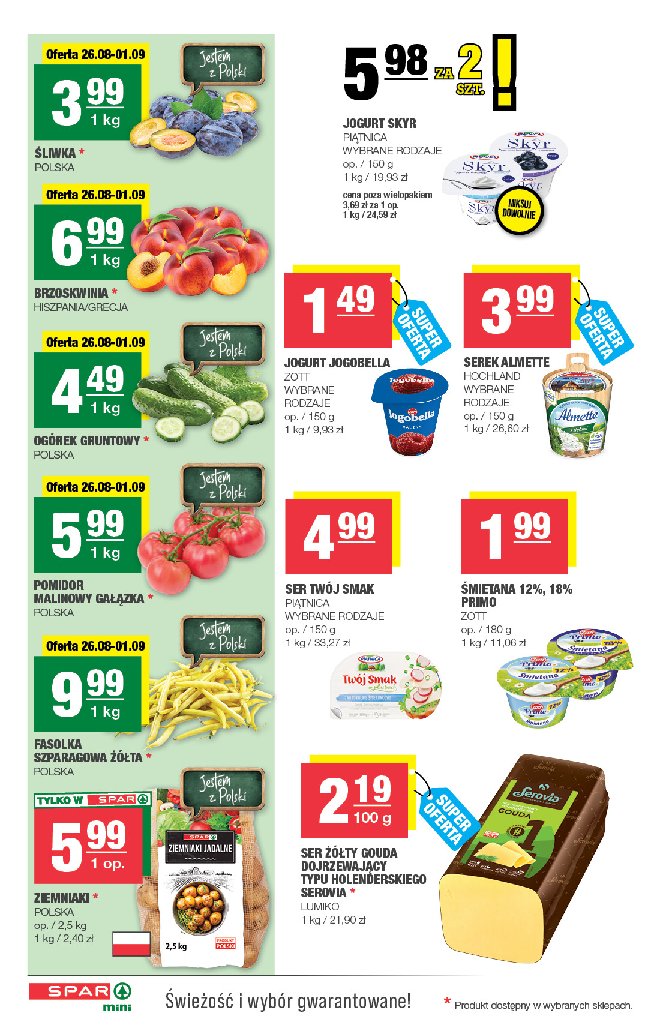 Gazetka Spar 26/08/2026 – 06/09/2026 - gazetki promocyjne str. 2
