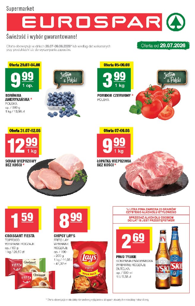 Gazetka Spar 29/07/2026 – 09/08/2026