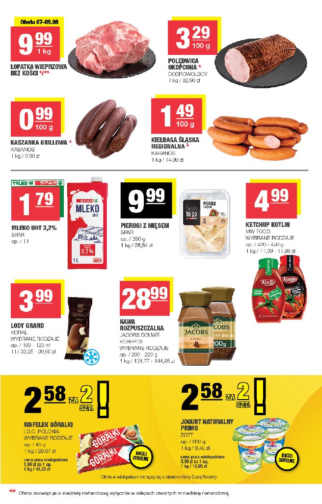 Gazetka Spar 29/07/2026 – 09/08/2026 - gazetki promocyjne str. 3
